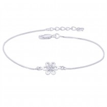 925 Sterling Silver Floral Bracelet Rakhi JOCBRR0365S