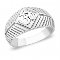 Om 925 Sterling Silver Finger Ring For Men JOCFR0709A10