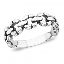 Band style 925 Sterling Silver Finger Ring JOCFR0749A9