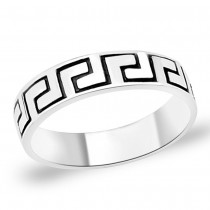 925 Silver Band Ring For Men's JOCFR1228A9