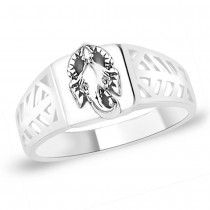 925 Sterling Silver Ring For Men Silver JOCFR1315A9