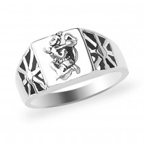 Hanumanji 925 Sterling Silver Finger Ring For Men JOCFR1408A9