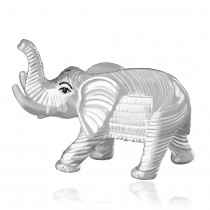 999 Silver Designer elephant showpiece Gift items or Diwali Gift JOCGI1541F