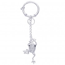 Frog Key Ring 925 Sterling Silver For Unisex JOCKC1156S
