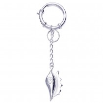 Conch Key Ring 925 Sterling Silver For Unisex JOCKC1157S
