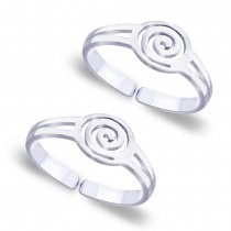 925 Sterling Silver Cutwork toe ring for Women JOCLR0661S