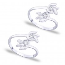 925 Sterling Silver Toe Ring For Women Silver JOCLR0820S