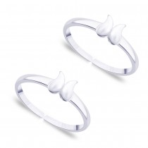 925 Sterling Silver Floral Toe Ring for Women JOCLR0856S