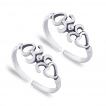925 Sterling Silver Attractive Toe Ring For Women JOCLR1040A