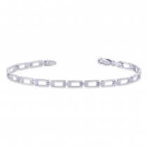 925 Sterling Silver Bracelet For Men Silver