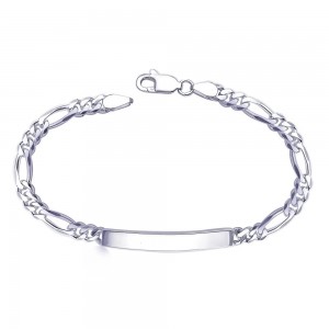 925 Sterling Silver Bracelet For Men Silver-BR0539S JOCBR0539S