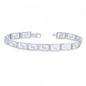 925 Sterling Silver Bracelet For Men Silver JOCBR0903S