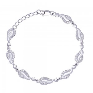 925 Sterling Silver Bracelet For Women Silver-BR0936R JOCBR0936R