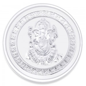 Traditional Ganeshji 999 Purity 5 Gram Silver Coin JOCCOIN-GN5G