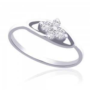 925 Silver CZ Promise Finger Ring For Girl's JOCFR1267R6