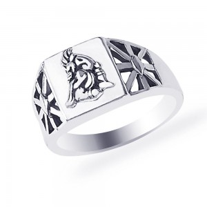 Ganeshji 925 Sterling Silver Finger Ring For Men JOCFR1406A9