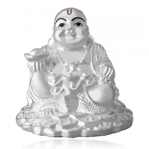 999 silver Laughing Buddha Foaming idol JOCGI1465F
