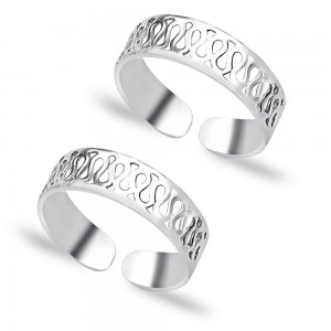 925 Sterling Silver Toe Ring For Women JOCLR0639S