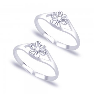 925 Sterling Silver Toe Ring For Women Silver JOCLR0662S