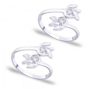 925 Sterling Silver Toe Ring For Women Silver JOCLR0820S