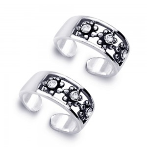 925 Sterling Silver Toe Ring For Women Silver JOCLR0832A