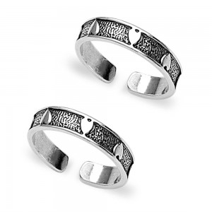 925 Sterling Silver Toe Ring For Women Silver JOCLR0836A