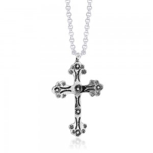 Pendant of Holly Cross 925 Sterling Silver For Unisex JOCPD1473A