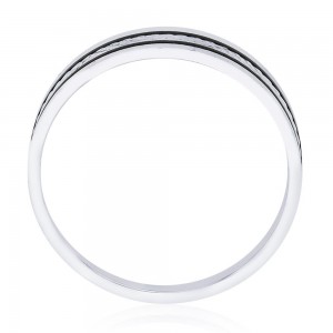 925 Sterling Silver Engraved Finger Ring for Men