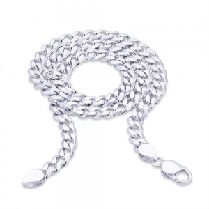 Sterling Silver Chain With Links For Men 