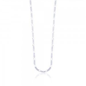 Sterling Silver Chain With Interlinks For Men