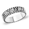 Band style 925 Sterling Silver Finger Ring For Men JOCFR0739A9
