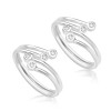 925 Sterling Silver Toe Ring For Women Silver JOCLR0894S