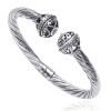 925 Sterling Silver Cuff & Kadaa For Unisex Silver