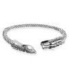 925 Sterling Silver Twisted Bangle for Men
