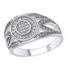 White CZ superb 925 Sterling Silver Finger Ring For Men