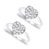 White CZ 925 Sterling Silver Toe Ring For Women
