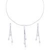 Abstract 925 Sterling Silver Necklace Set